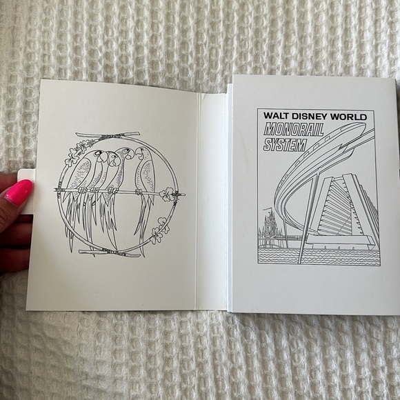 NWT Disney Postcard Mini Coloring Book - Picture 4 of 4